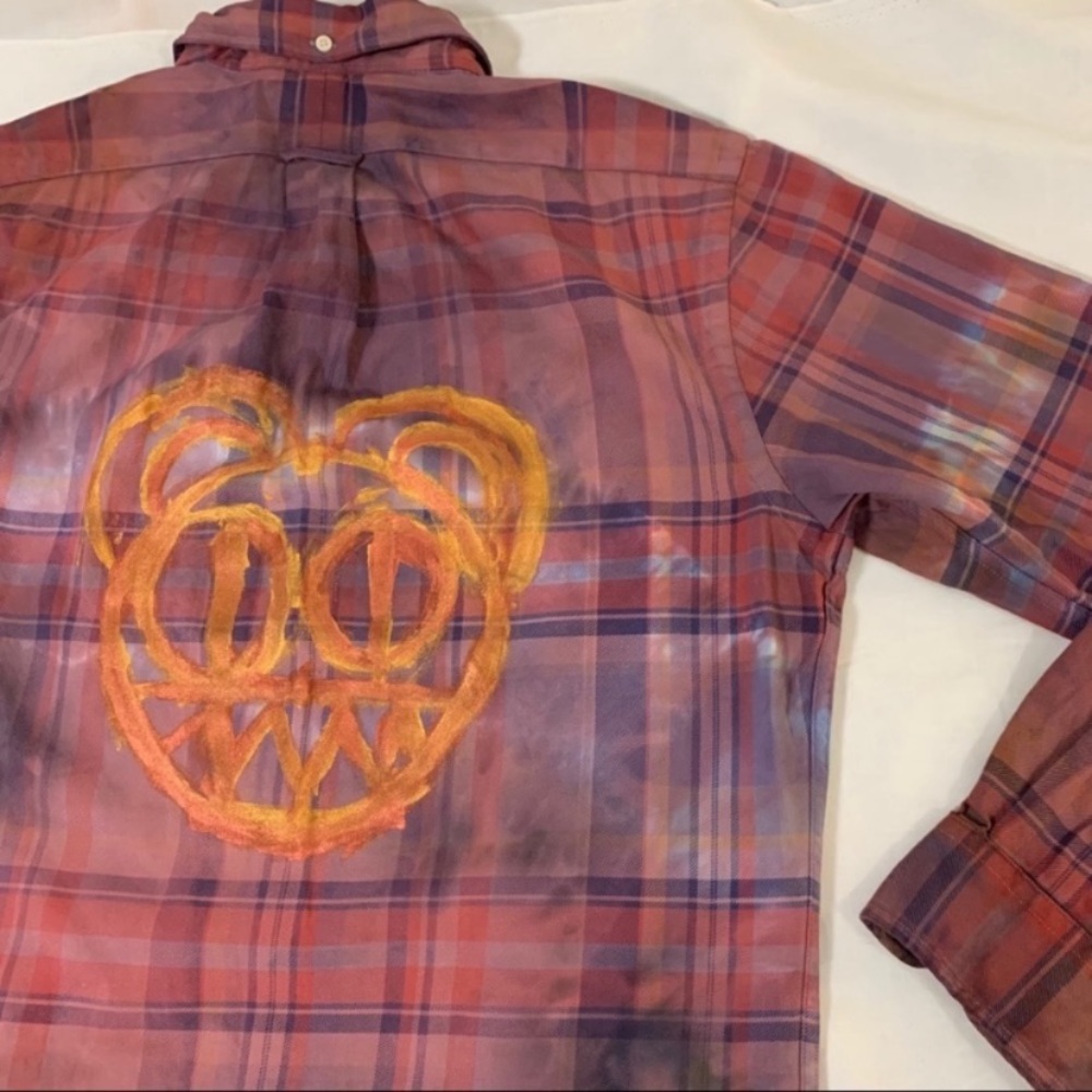 Radiohead Hand Painted Custom Top